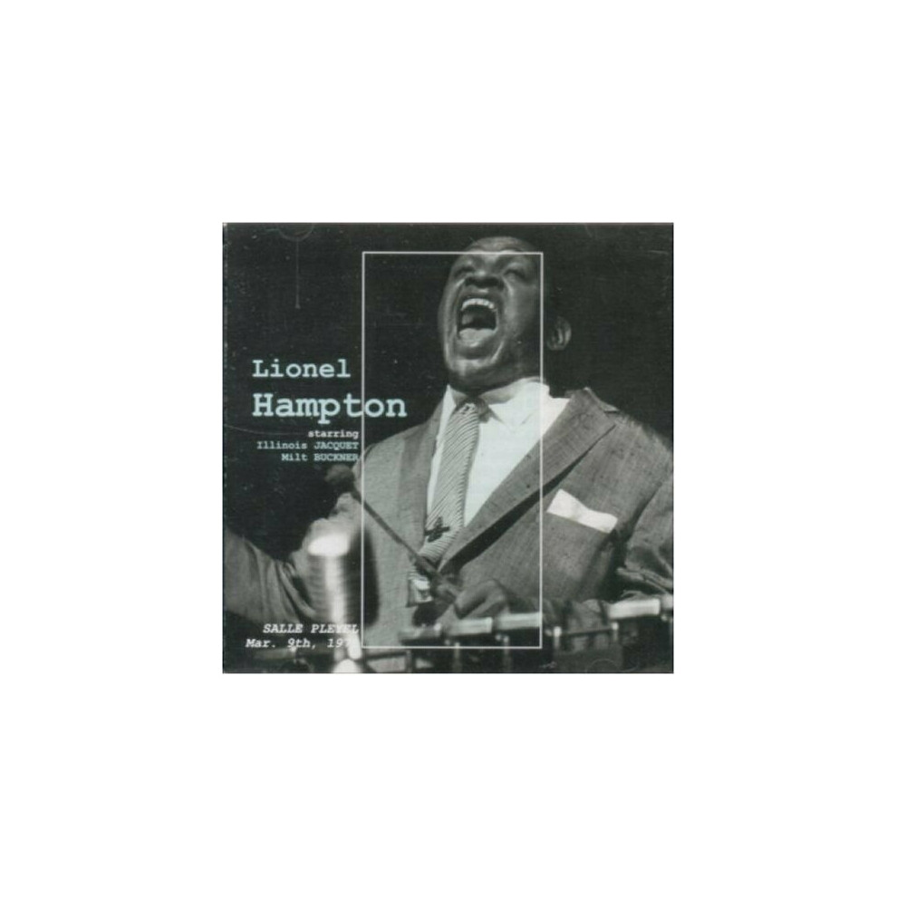Cd Lionel Hampton Paris Jazz Concert - Salle Pleyel Mar 9T