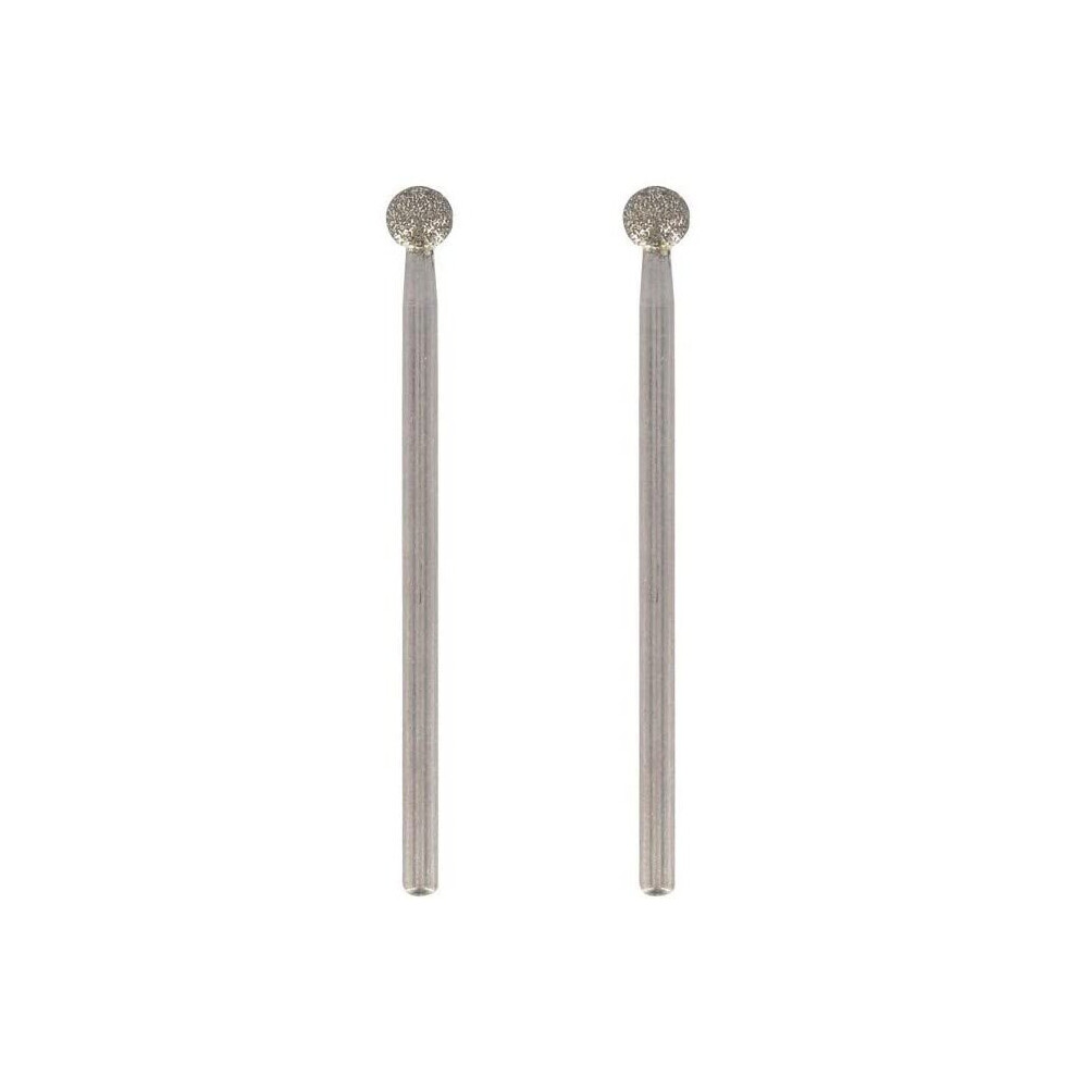 Dremel 7105 Diamond Ball Points, Accessory Set 2-pack with 4.4 mm Bits for Engraving, Carving and Cutting