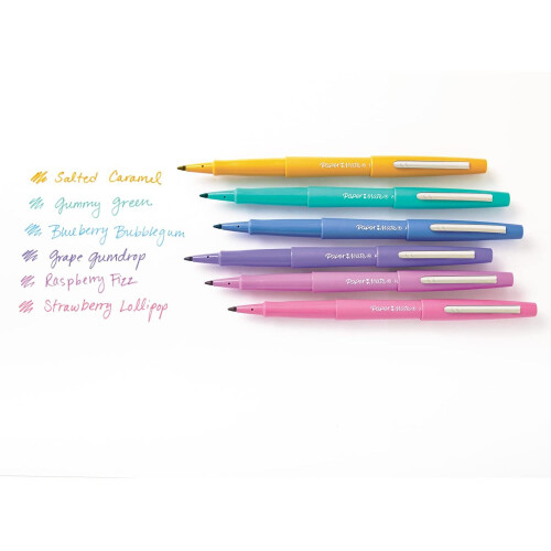 Paper Mate Paper Mate Flair Felt Tip Pens | Medium Tip (0.7 mm) | Candy POP Colours | 6 Count 2