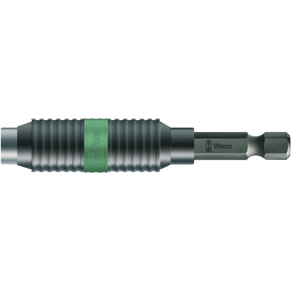 Wera 897/4 R SB Rapidaptor BiTorsion Long Service Life Universal Bit Holder, 1/4" x 75 mm, 05073420001