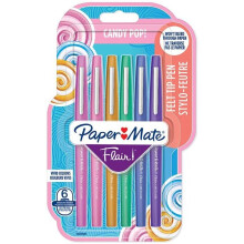 Paper Mate Flair Felt Tip Pens | Medium Tip (0.7 mm) | Candy POP Colours | 6 Count