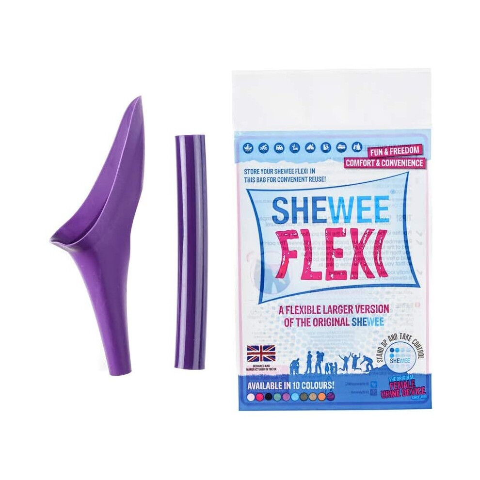 Shewee Flexi - Reusable Pee Funnel Â A Flexible, Larger Version Of The Original Female Urination Device Since 1999! Quickly, Easily And Discreetly,