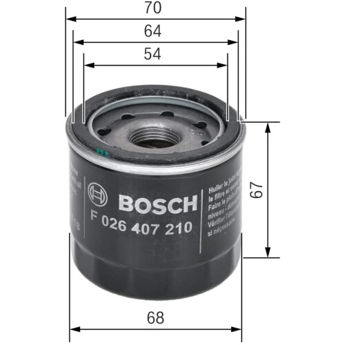 Bosch Bosch P7210 - Oil Filter Car 1