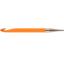 Knit Pro KP51358 Trendz: Crochet Hook: Afghan/Tunisian: Single Ended: 10.00mm, 10mm, Orange