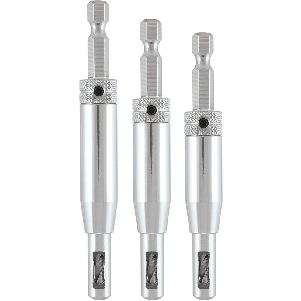 Trend QR/DBG/Set Quick Release 3 Piece Drill Bit Guide Set-1/4 Hex Shank