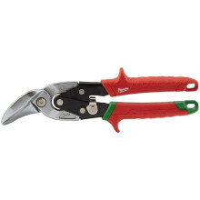 Milwaukee 48-22-4522 48224522 Offset Metal Aviation Snips Right Cut, Red