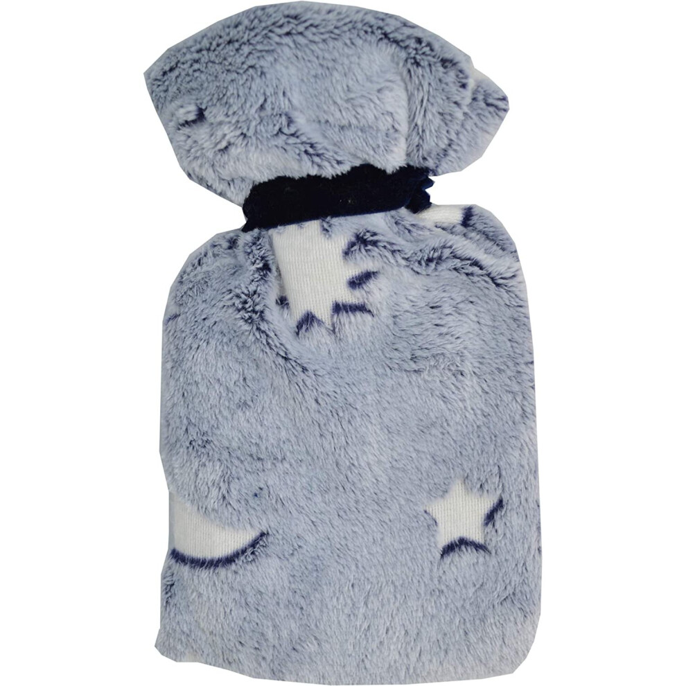 Vagabond Bags Ltd Glow In The Dark Mini 0.5 Litre Hot Water Bottle With Navy Cover