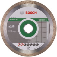 Bosch Professional 2608602203 Standard for Ceramic Diamond Cutting disc, Silver/Grey