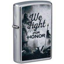 Accendino Zippo for Honor Street Chrome, Taglia Unica