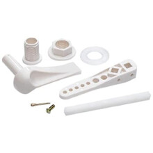 Merriway® BH01556 Low Level WC Toilet Cistern Handle Set, Plastic - White