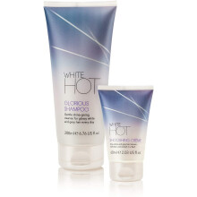 White Hot Short Hair Duo:Glorious Shampoo & Shooshing Crème to give grey & white hair volume & oomph