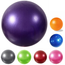 (Purple) 25cm Yoga Ball Pilates Balls Fitness Anti Burst Balance Pregnancy Exercise Balls