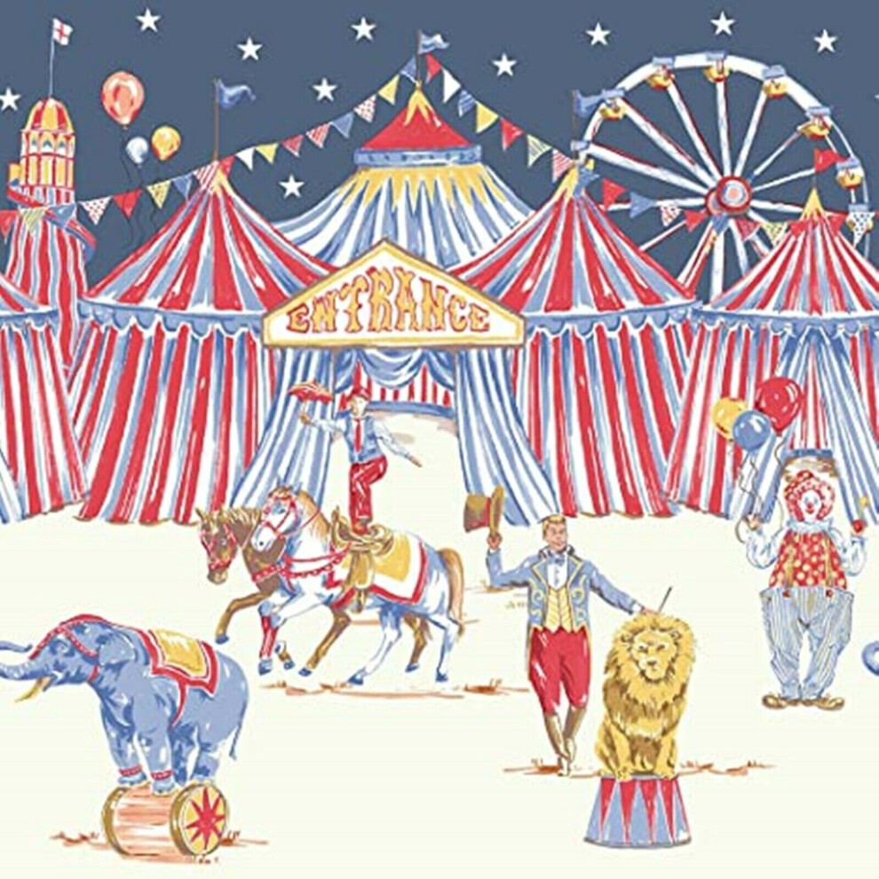 Arthouse Circus Fun Kids Wallpaper Border Frieze