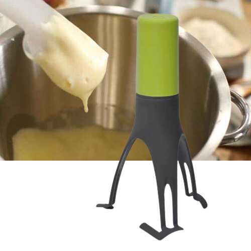 Three-Speed Automatic Stirrer, Electric Kitchen Mixer, BPA-Free ABS, Green, Compact 14.5x12x4 cm 1