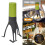 Three-Speed Automatic Stirrer, Electric Kitchen Mixer, BPA-Free ABS, Green, Compact 14.5x12x4 cm 1