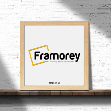 (12x12 Inch) Square Size Pine Picture Frame Wall Art Frames Flat Wooden Effect Poster Frame