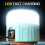 USB Rechargeable Remote Control Lantern Solar LED Bulb Camping Light Tent Lights 4