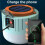 USB Rechargeable Remote Control Lantern Solar LED Bulb Camping Light Tent Lights 11