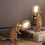Mouse Table Lamp Resin Decor Rat Desk Room Home Office Bedside Light 7