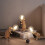 Mouse Table Lamp Resin Decor Rat Desk Room Home Office Bedside Light 9