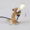 Mouse Table Lamp Resin Decor Rat Desk Room Home Office Bedside Light 5