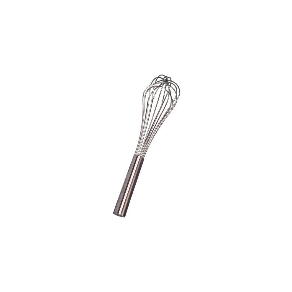 Samuel Groves Professional French Piano Stainless Steel Wire Whisk (12 Wire Piano Whisk, 16")