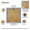 (30x30 CM) Square Size Dark Grey Picture Frame Wall Art Frames Flat Wooden Effect Poster Frame 9