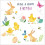 Have A Hoppy Easter Spring Animals Mini Easter Card Single Easter Greeting Cards 2