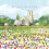 Happy Easter Spring Church View Mini Easter Card Single Easter Greeting Cards 1