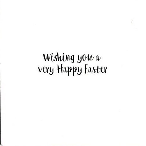 Happy Easter Painted Daffodils Mini Easter Card Single Easter Greeting Cards 2