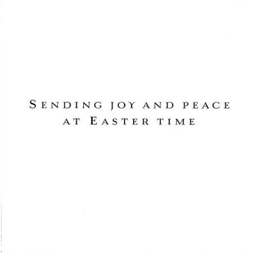 Happy Easter Spring Church View Mini Easter Card Single Easter Greeting Cards 2