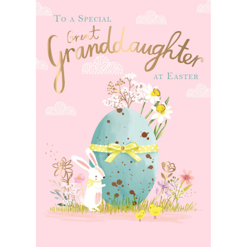 A Special Great Granddaughter At Easter Card Single Easter Greeting Cards 1