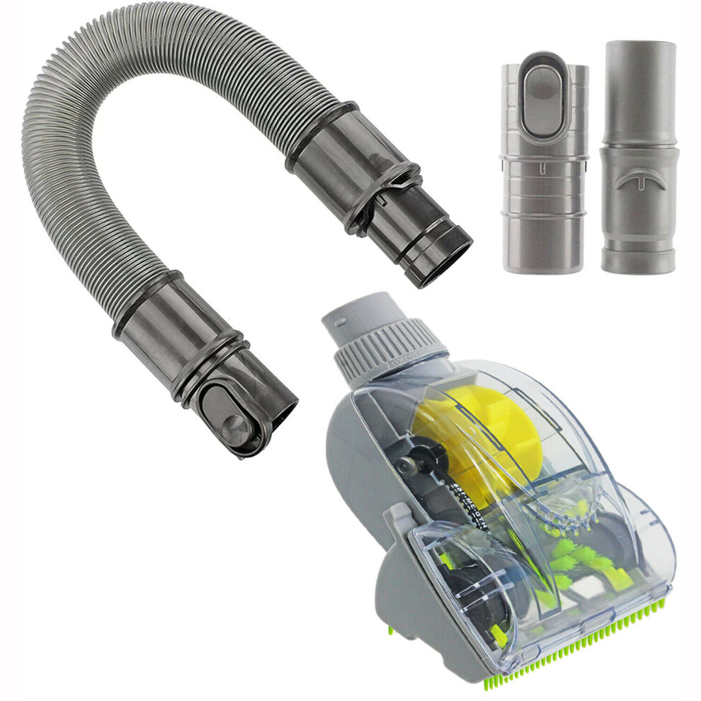 Spares2go Mini Turbo Turbine Tool + Extension Hose Compatible With Dyson Vacuum