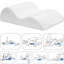 Memory Foam HD Leg & Foot Rest Pillow Cushion with Removable Cover — Contoured Support for Swollen Legs & Circulation LEG FOOT REST PILLOW CUSHION