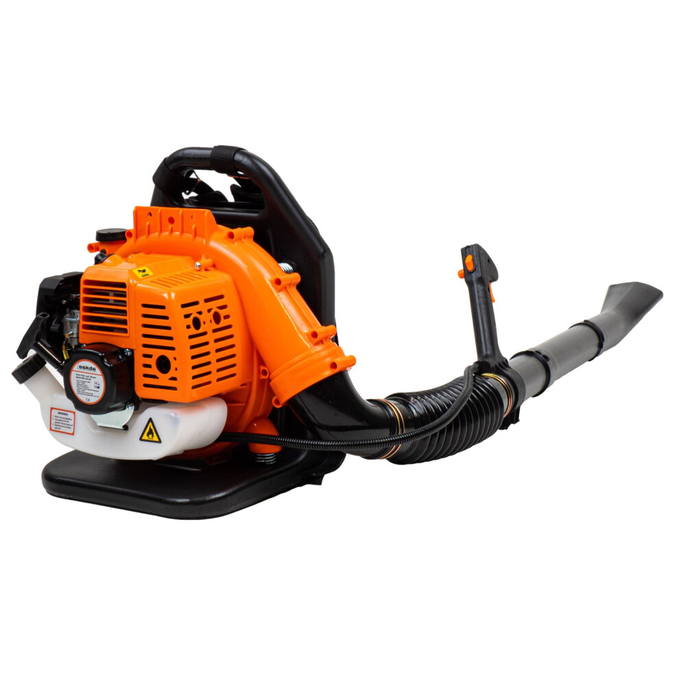 eSkde Back Pack Petrol Garden Leaf Blower Professional + Turbo Nozzle