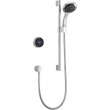 Mira Platinum Digital Shower Rear Fed High Pressure/Combi Boiler 1.1666.200 - Black/Chrome