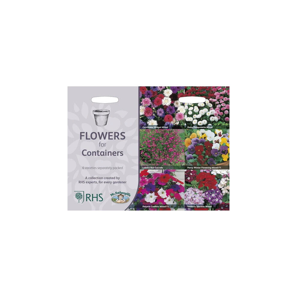 Mr Fothergill's Mr.fothergill's Rhs Grow Your Own Flowers For Containers Seeds Packet
