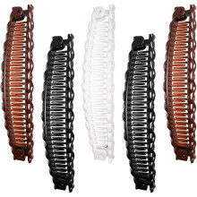 5 Pieces Banana Clips Fish Clips Long Hair Clips Banana Hair Comb Fish Grip Slide Size 15 cm for Ladies (Style Set 1)
