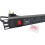 JUSTOP 6 Way Rack Mount PDU Surge Protected 1U 19 Inch 13A 2