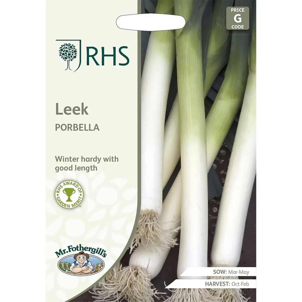 Mr Fothergill's Mr.fothergills's Easy Grow Vegetable Garden Leek Porbella Seeds Packet