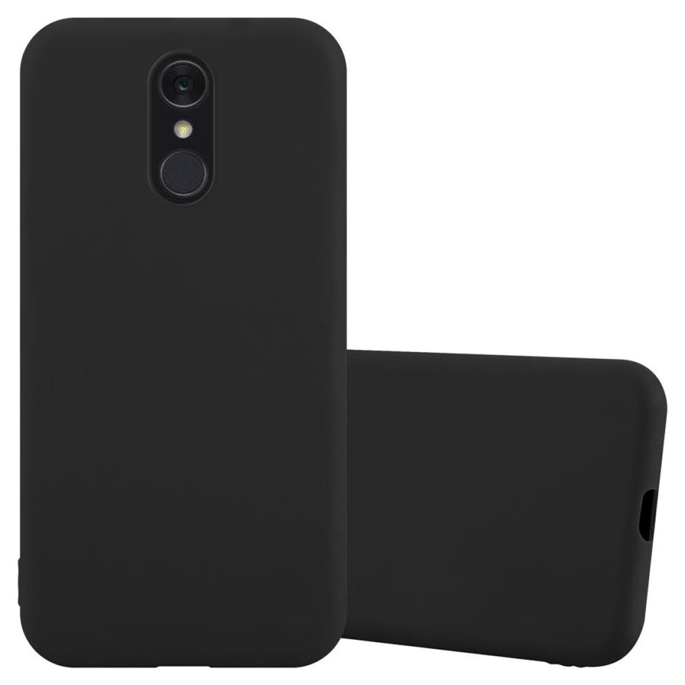 (Candy Schwarz, Lg Q7) Cadorabo Case For Lg Q7 / Q7a / Q7+ Cover Protection Tpu Silicone Gel Back Case Black 4063758175532