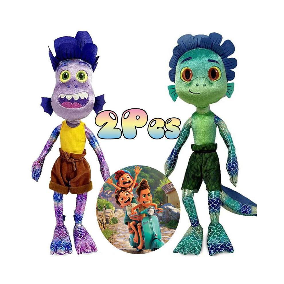 (Luca+Alberto / set) 18'' Disney Pixar Alberto Luca Sea Monster Plush Toy