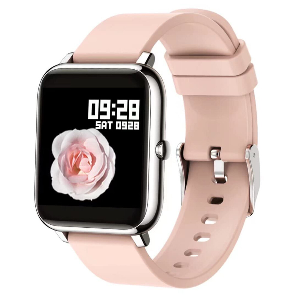 Popglory Smart Watch, Fitness Tracker With Blood Oxygen, Blood Pressure, Heart Rate Monitor, Ip67 Waterproof Smartwatch Fitness Watch Smart Watch For