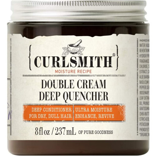 Curlsmith, Double Crème Hydratant Intense, Pour Cheveux Secs et Termes, 8 fl oz (237 ml)