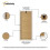 (100x35CM) Panoramic Size White Picture Frame Wall Art Frames Flat Wooden Effect Poster Frame 7