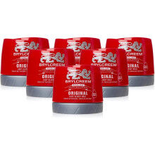 Brylcreem Original Red Hair Cream – Lightweight Hold, Conditioning Shine, 6 x 250 ml