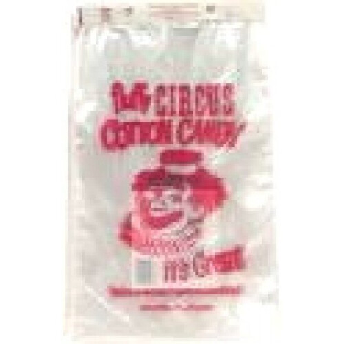 (1 x 1000) Red Clown Printed Candy Floss Plastic Bags 2