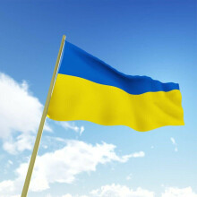 Ukraine 5ft x 3ft Flag Ukrainian