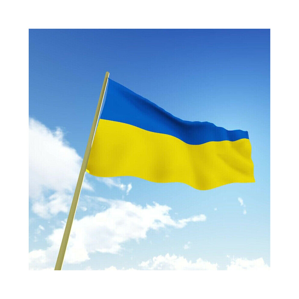 Ukraine 5ft x 3ft Flag Ukrainian