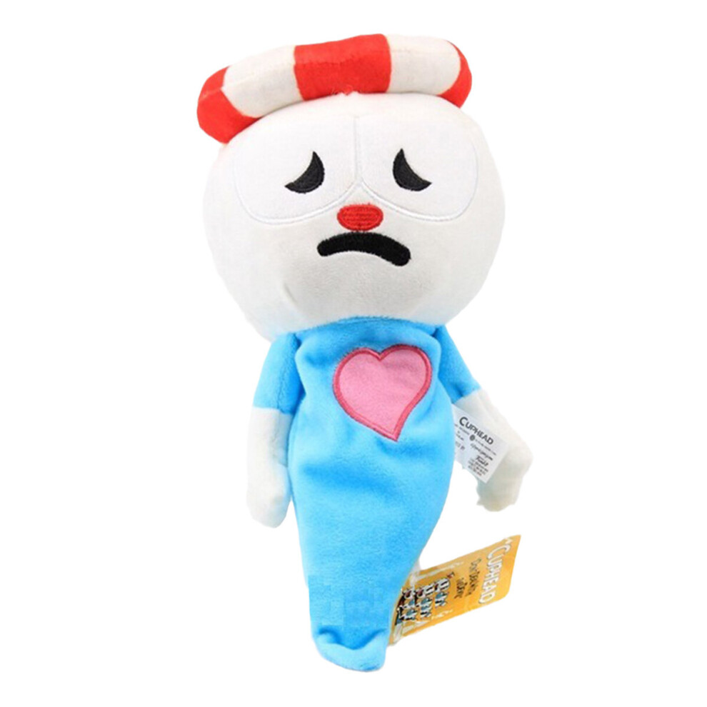 (Ghost) Cuphead Plush Doll Mugman Doll Teddy Soft Toys Puphead Devil Cala Maria Figures Kids